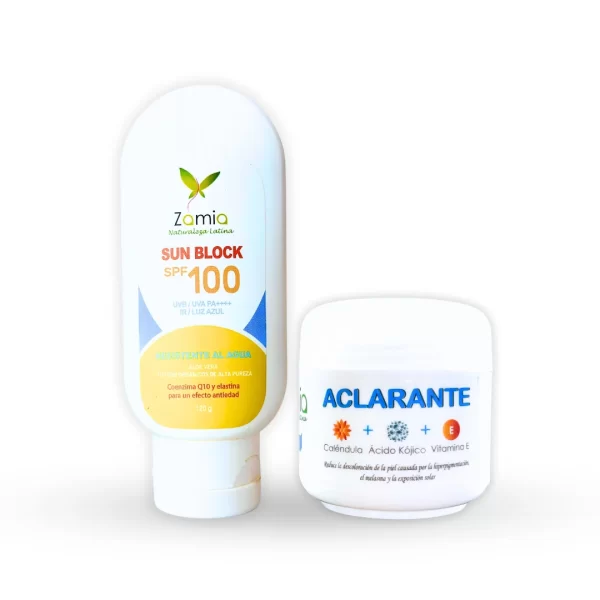 Aclarante + Sunblock Zamia