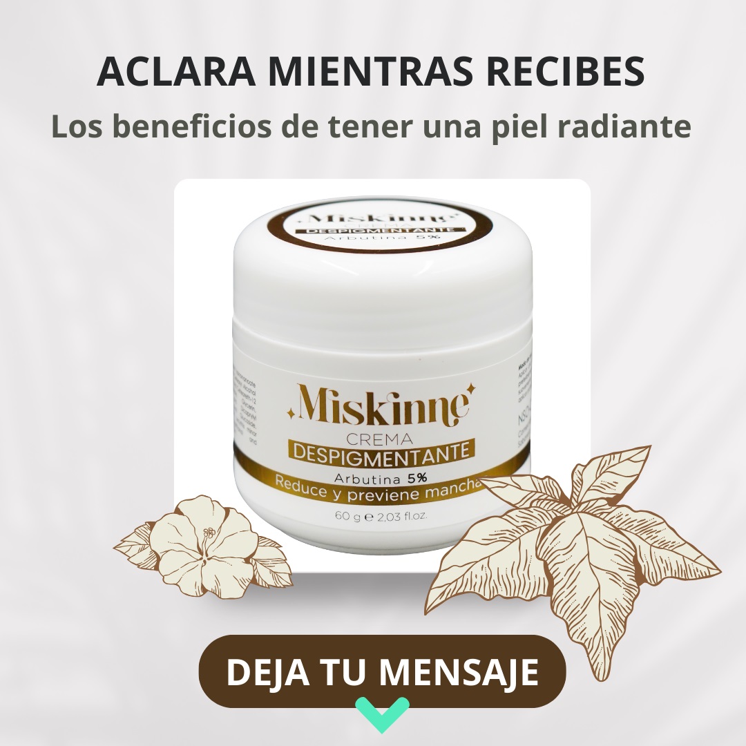 Miskinne Crema despigmentante PROMO Paga 1 y lleva 2