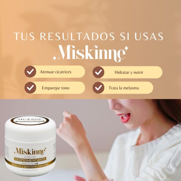 Miskinne Crema despigmentante PROMO Paga 1 y lleva 2 - Imagen 2